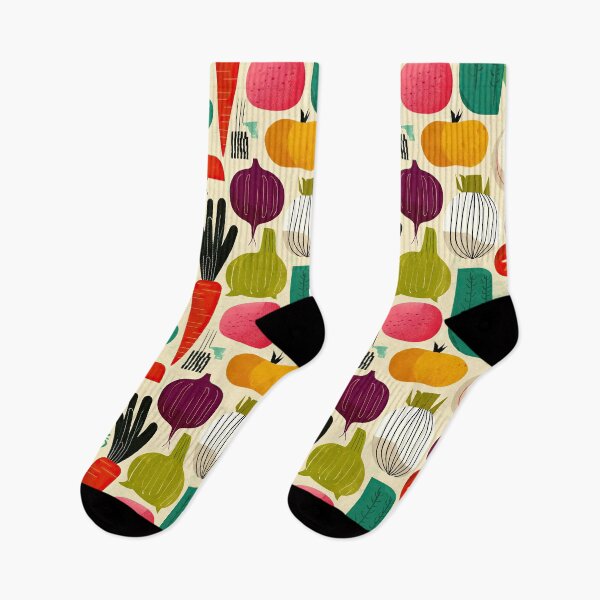 Item preview, Colorful Veggie Pattern– Fun All Over Print with Tomatoes, Carrots & Peppers, Farm Fresh Aesthetic designed and sold by Kybruno's Creations.