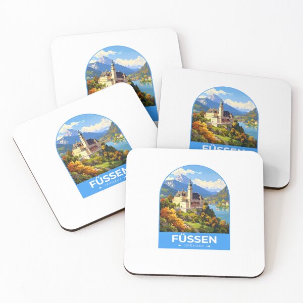 Item preview, Füssen Germany Sticker  designed and sold by TulipaGraphics.