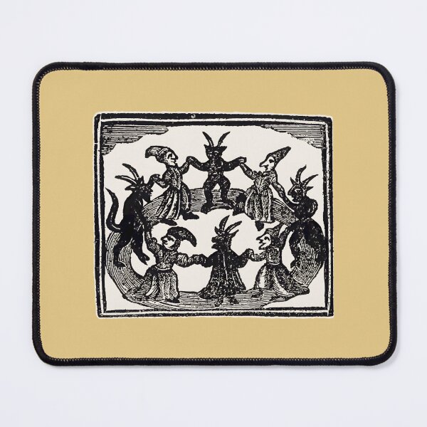 Item preview, Occult Circle Dance Vintage Woodcut | Limited Edition designed and sold by MattMahan.