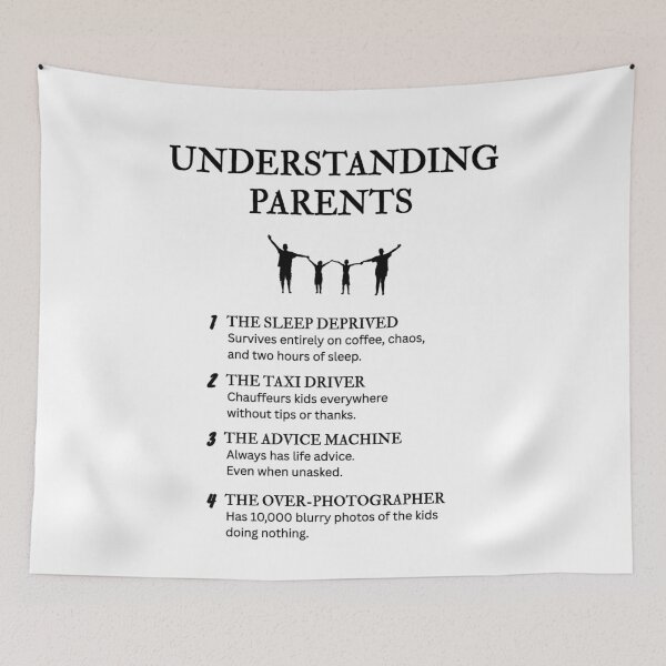 Item preview, Parent Types Explained – Relatable Parenting Comedy designed and sold by PsyFlow35.
