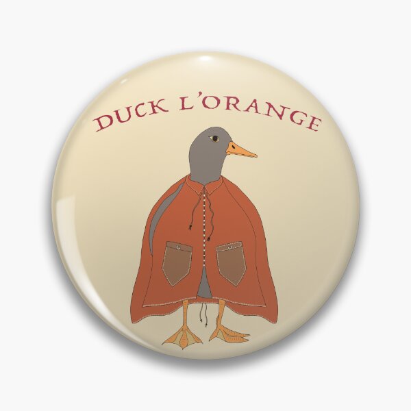 Item preview, Duck L’Orange – Haute Quack-ture in Burnt Orange designed and sold by FredaLilly85.