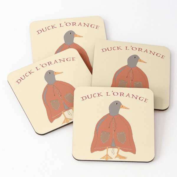 Item preview, Duck L’Orange – Haute Quack-ture in Burnt Orange designed and sold by FredaLilly85.