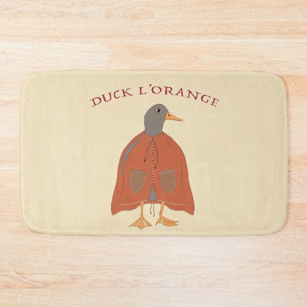 Item preview, Duck L’Orange – Haute Quack-ture in Burnt Orange designed and sold by FredaLilly85.