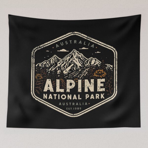 Item preview, Alpine National Park - Australia designed and sold by GoodOldVintage.