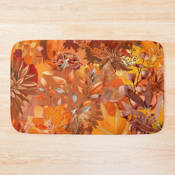 Item preview, Autumn Glow Floral Collage designed and sold by Fantacaroo Designs.