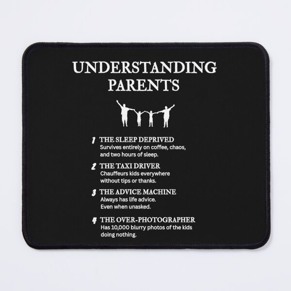 Item preview, Parent Types Explained – Relatable Parenting Comedy – Black designed and sold by PsyFlow35.