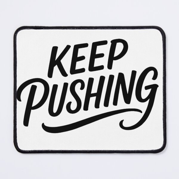 Item preview, Keep Pushing Motivational T-Shirt | Workout Fitness Gym Tee | Hustle Grind Shirt designed and sold by Al-Ziyyel Studio✨.