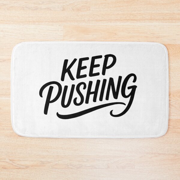 Item preview, Keep Pushing Motivational T-Shirt | Workout Fitness Gym Tee | Hustle Grind Shirt designed and sold by Al-Ziyyel Studio✨.