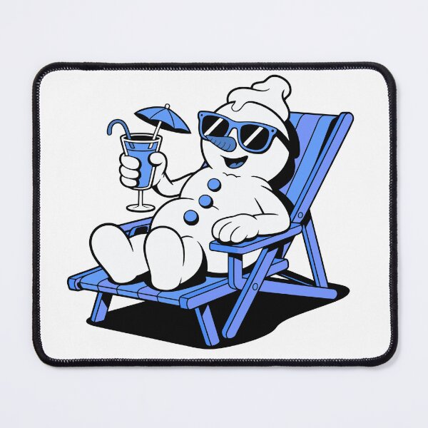 Item preview, Funny Summer Snowman – Cool Beach Holiday Relaxing Design designed and sold by styleonestaa.