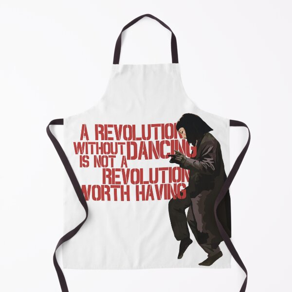 Item preview, A revolution without dancing is not a revolution worth having, V for Vendetta as Vincent from Pulp Fiction designed and sold by theartsclubshop.