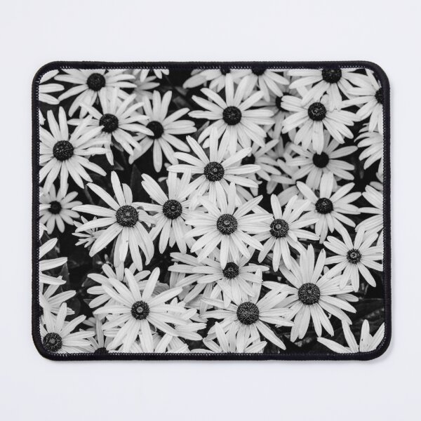 Item preview, Black and White Petals Flowers Photography Pattern designed and sold by patternsoup.