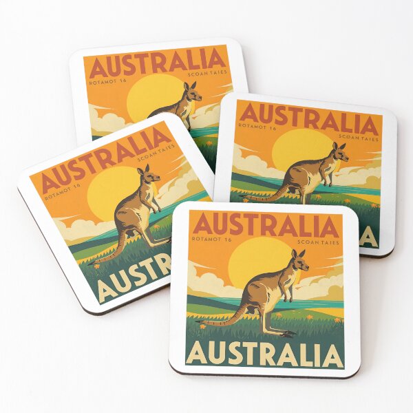 Item preview, retro australia T-shirt  designed and sold by Tiendadeamor.