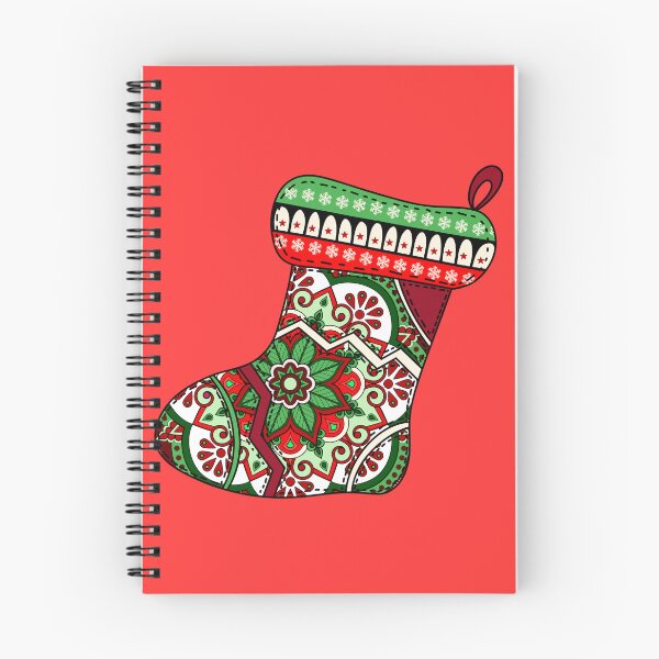 Item preview, Christmas red cute stocking filler cozy joy happy holiday vibes designed and sold by DivineMandala.