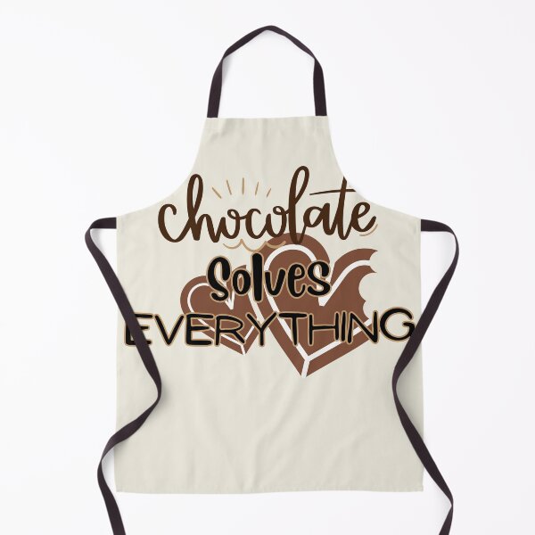 Aperçu de l'œuvre Chocolate solves everything créée et vendue par MotleyMethod.
