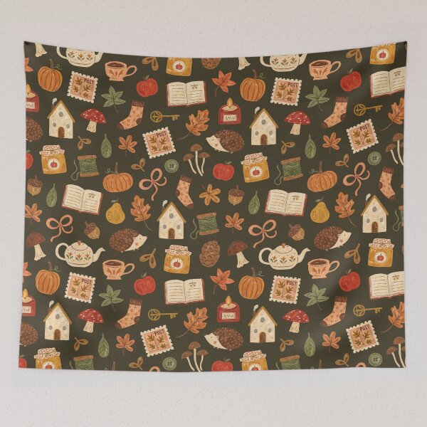 Item preview, Itty Bitty Autumn - Dark Green designed and sold by ohjessmarie.