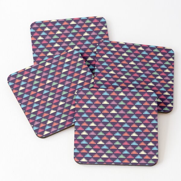Item preview, Pyramid Design Blue Red Yellow Green Purple designed and sold by LaneyRyDesigns.