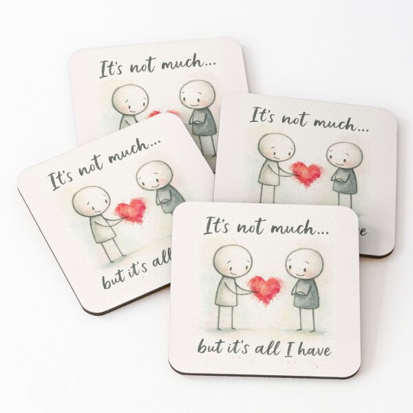 Item preview, My Whole Heart - WISDOM WORDS  designed and sold by CleverCulture.