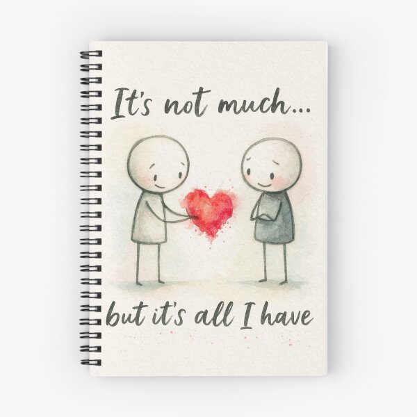 Item preview, My Whole Heart - WISDOM WORDS  designed and sold by CleverCulture.