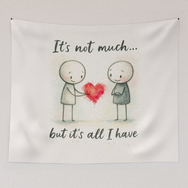 Item preview, My Whole Heart - WISDOM WORDS  designed and sold by CleverCulture.