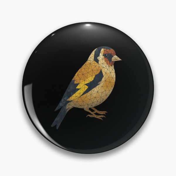 Item preview, Finch Fractal Geometric Bird Illusion designed and sold by GenNextPrint.