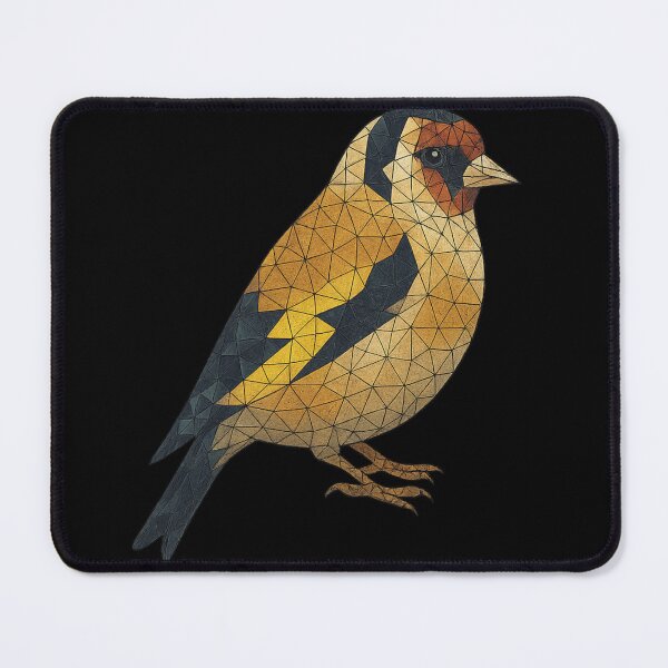 Item preview, Finch Fractal Geometric Bird Illusion designed and sold by GenNextPrint.