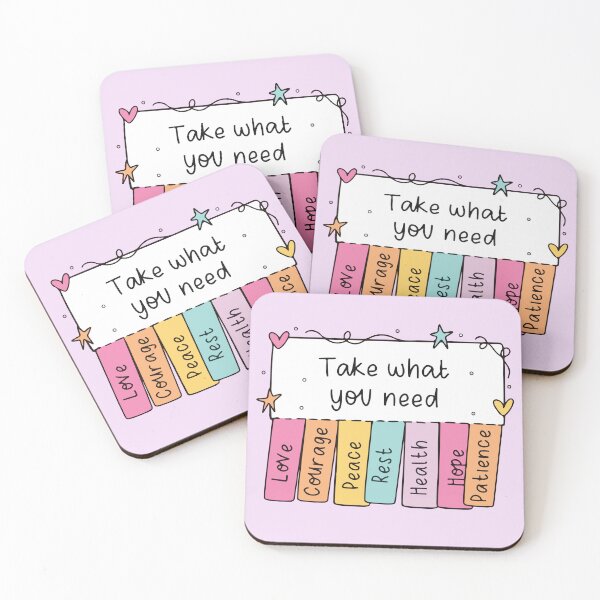 Item preview, Take What You Need Love Courage Peace Rest Health Hope Patience designed and sold by BrownHorse90s.