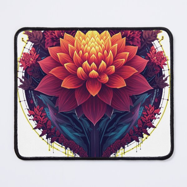 Item preview, Cyberpunk Hydrangeas with Neon Lines – Vibrant Floral Art in Futuristic Style designed and sold by Naturalite19.