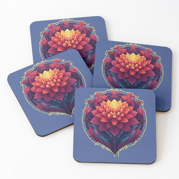 Item preview, Cyberpunk Hydrangeas with Neon Lines – Vibrant Floral Art in Futuristic Style designed and sold by Naturalite19.