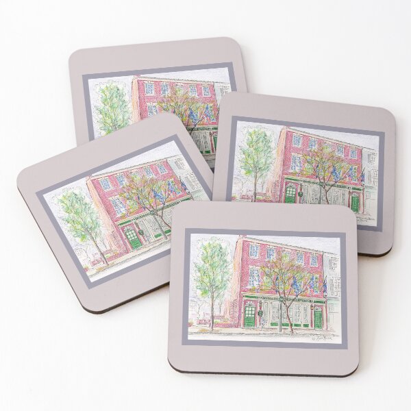 Item preview, Fredericksburg Visitor Center - watercolor and pen designed and sold by Annie Mason Art.