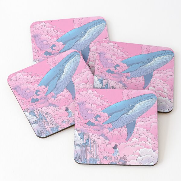 Item preview, Whale in the Sky with Girl designed and sold by davidonstudio.