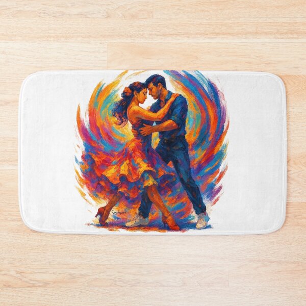 Item preview, Romantic Latin Dance Couple Painting designed and sold by Zouky.art.