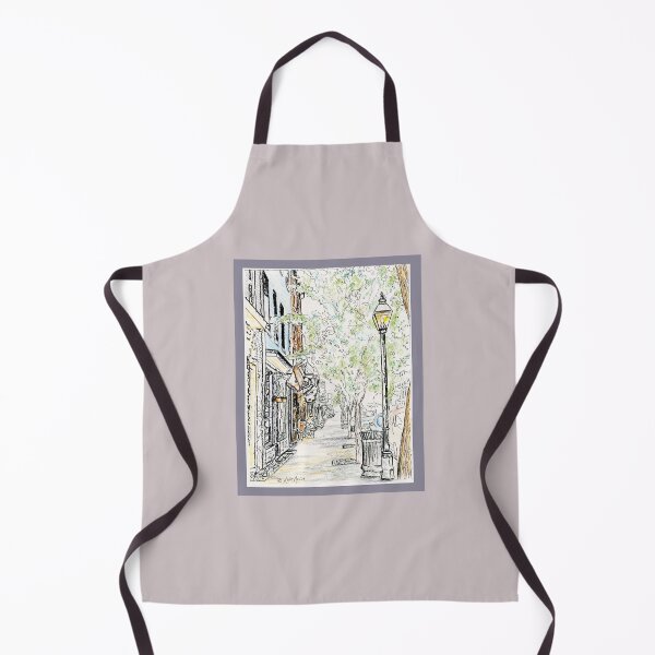 Item preview, Caroline Street - watercolor and pen designed and sold by Annie Mason Art.