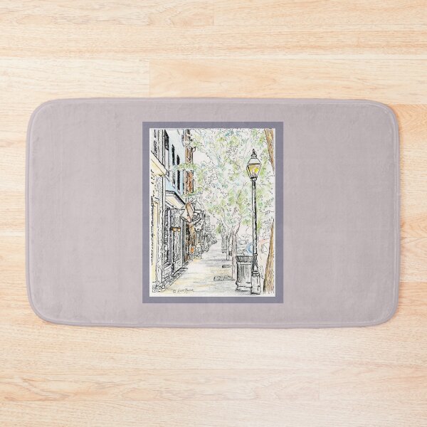 Item preview, Caroline Street - watercolor and pen designed and sold by Annie Mason Art.