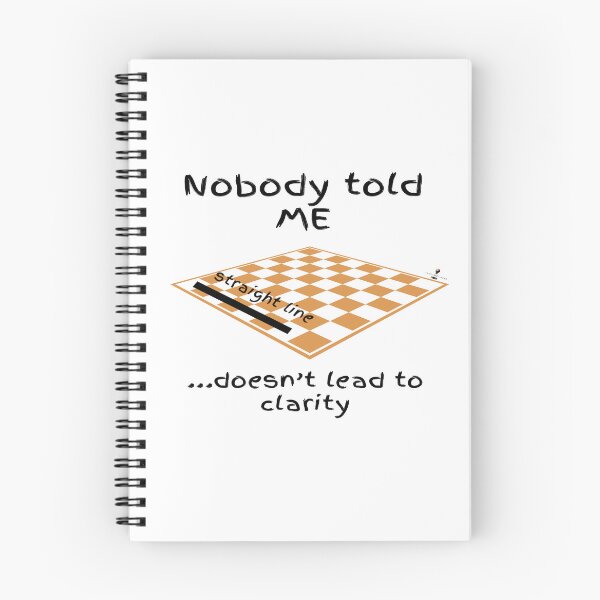 Item preview, Nobody Told Me Straight Lines Doesn’t Lead to Clarity — Checkerboard designed and sold by PawnShiftGoods.
