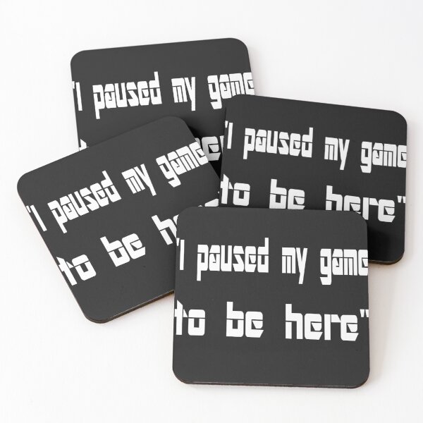 Item preview, I Paused My Game To Be Here: Fun Gamer Quote designed and sold by Beautiful art store.
