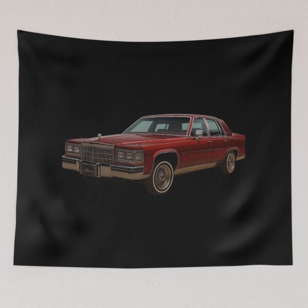 Item preview, 1983 Cadillac Sedan DeVille Lowrider – Candy Red designed and sold by Tatko Designs.