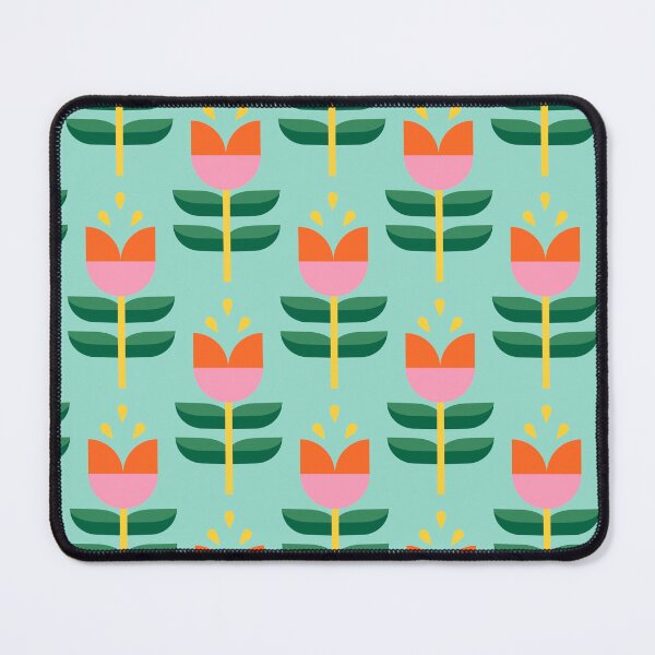 Item preview, Retro Tulips - Geometric Floral Design designed and sold by O‘Leni.