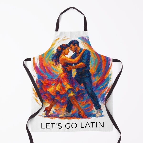 Item preview, Latin Dance Couple – “Let’s Go Latin” Vibrant Fantasy Art designed and sold by Zouky.art.