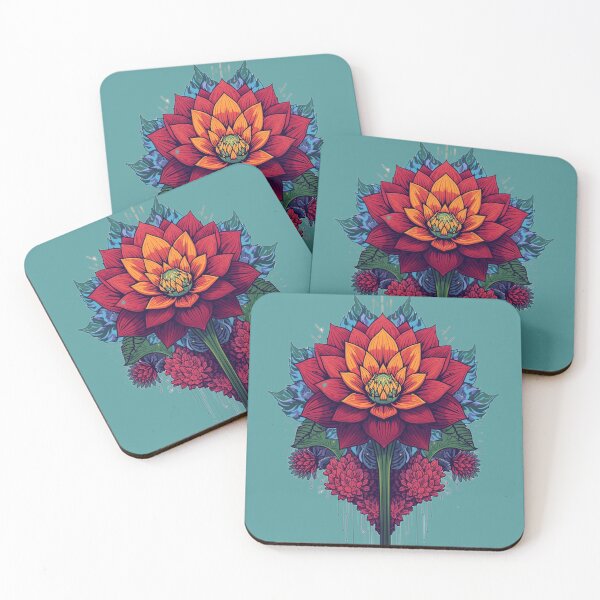 Item preview, Neon Hydrangea Fusion – Cyberpunk Floral Design with Fluorescent Glow designed and sold by Naturalite19.