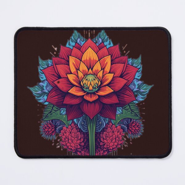 Item preview, Neon Hydrangea Fusion – Cyberpunk Floral Design with Fluorescent Glow designed and sold by Naturalite19.