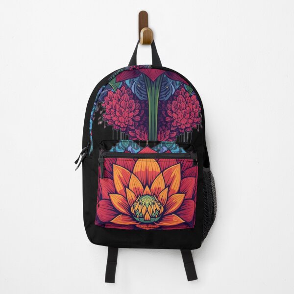 Item preview, Neon Hydrangea Fusion – Cyberpunk Floral Design with Fluorescent Glow designed and sold by Naturalite19.