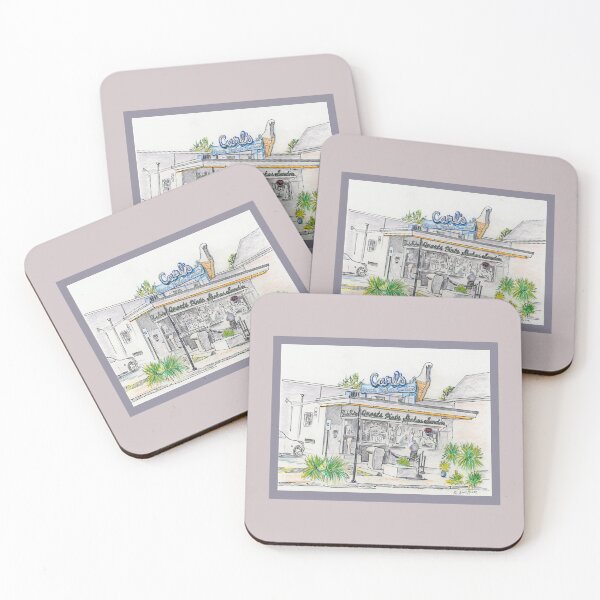 Item preview, Carl's Frozen Custard - watercolor and pen designed and sold by Annie Mason Art.