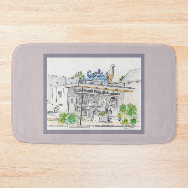 Item preview, Carl's Frozen Custard - watercolor and pen designed and sold by Annie Mason Art.