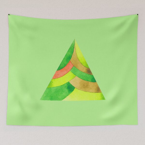 Item preview, Triangle in green designed and sold by AgniArt.
