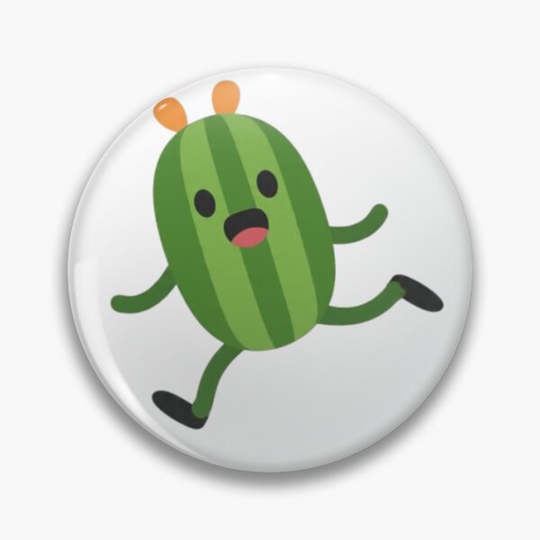 Item preview, Running Cactus Cartoon – Funny Minimalist designed and sold by vvcreativedesigns.