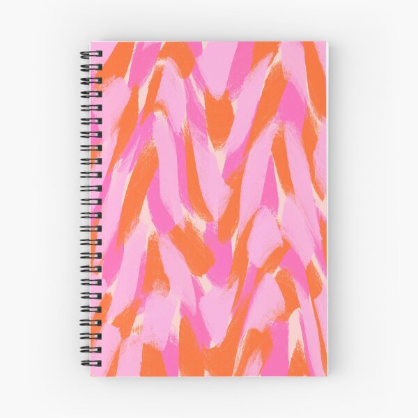Item preview, Abstract, Pink and Orange, Feathered Paint Brush Effect designed and sold by OneThreeSix.