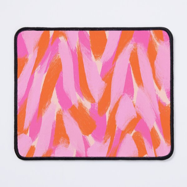 Item preview, Abstract, Pink and Orange, Feathered Paint Brush Effect designed and sold by OneThreeSix.