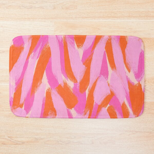 Item preview, Abstract, Pink and Orange, Feathered Paint Brush Effect designed and sold by OneThreeSix.