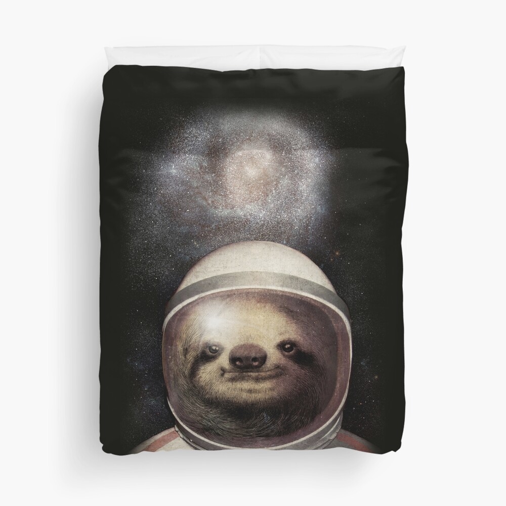 Space Sloth Duvet Cover