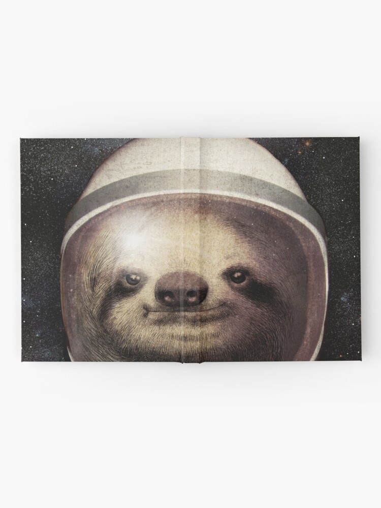 Alternate view of Space Sloth Hardcover Journal
